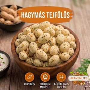 Földimogyoró Hagymás Tejfölös ízű tésztabundában – 250 g