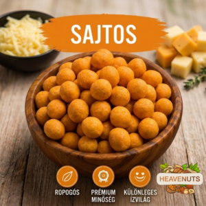 Földimogyoró Sajtos ízű tésztabundában – 250 g